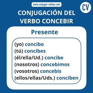 concebir conjugation